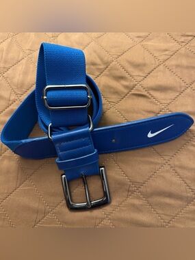 Nike Royal Blue OS Adjustable Stretch Belt